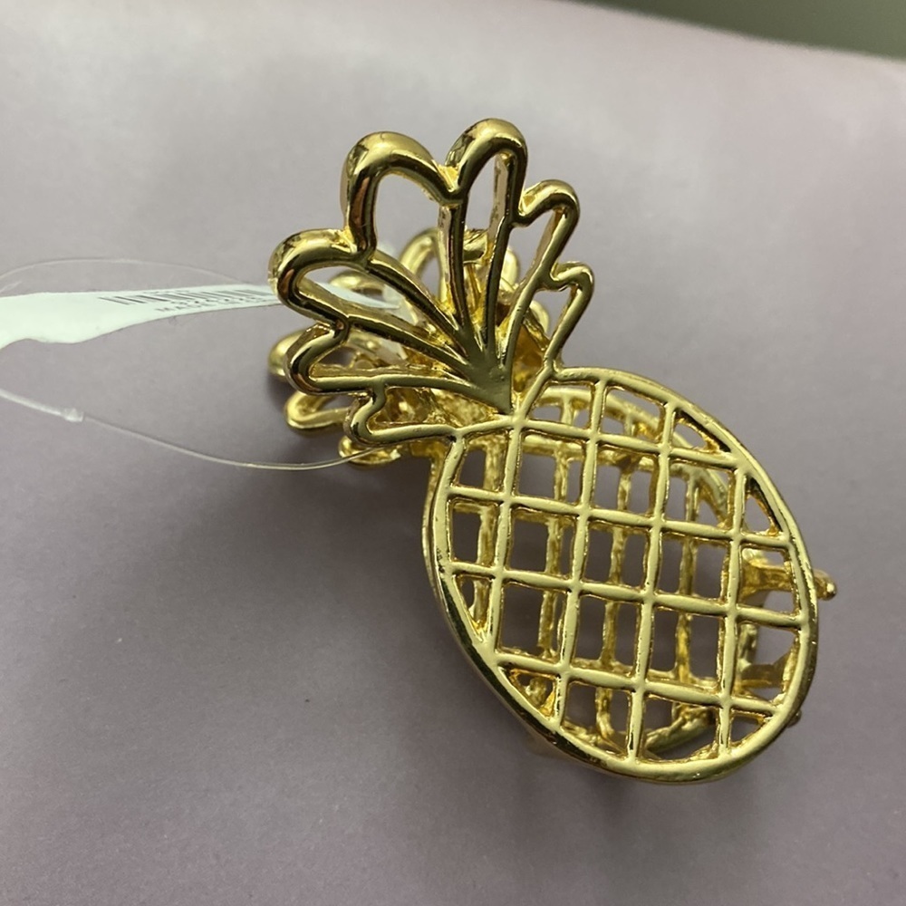 NWT 🍍 Madeline Pineapple Hair Claw Clip - Picture 6 of 8